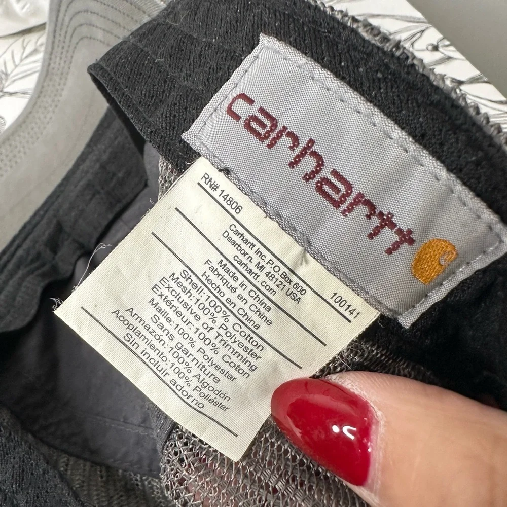 Carhartt Hat Trucker Ball Cap Snapback Mesh - Picture 7 of 7